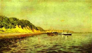 The Volga. A Calm Day painting by Isaac Ilich Levitan