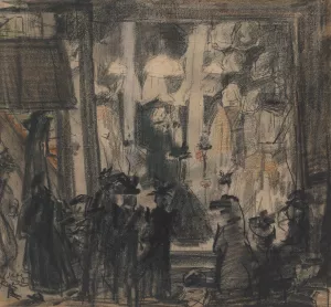Shopwindow by Isaac Israels Oil Painting