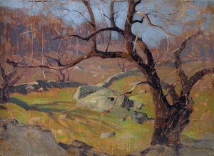 View Near Yalta by Isaac Levitan Oil Painting