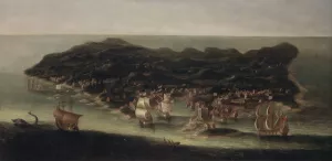The Island of Barbados by Isaac Sailmaker Oil Painting