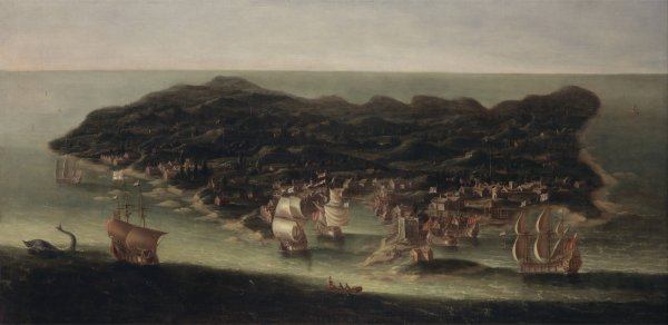 The Island of Barbados by Isaac Sailmaker - Hand-Painted Oil Painting Reproduction