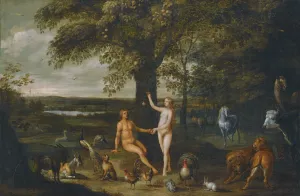 The Fall of Man by Isaac Van Oosten Oil Painting
