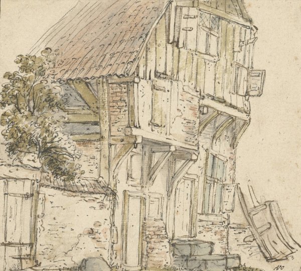 Main Product Photo of Boerenhuis  Painting by Isaac Van Ostade