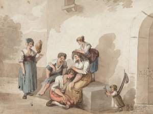 After Pinnelli by Isaac Weld Oil Painting