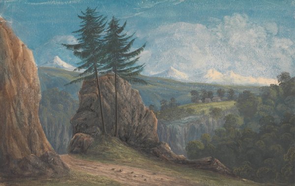 Main Product Photo of Canton- Berne  Painting by Isaac Weld