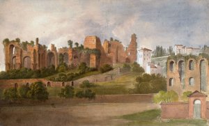 Roma, Palace of Caesars by Isaac Weld Oil Painting
