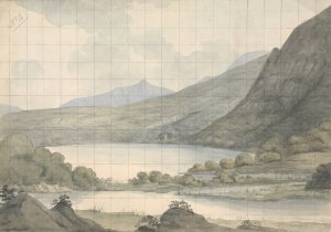 Turk Lake looking Across the River and Brikeen Island by Isaac Weld Oil Painting