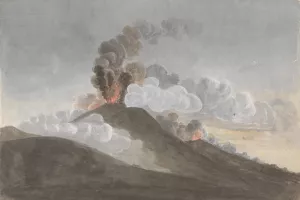 Vesuvius in Eruption Oil painting by Isaac Weld