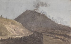 Vesuvius by Isaac Weld Oil Painting