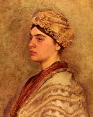 A Jewish Bride painting by Isidor Kaufmann