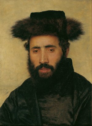 Ein Rabbiner von Oberungarn by Isidor Kaufmann Oil Painting