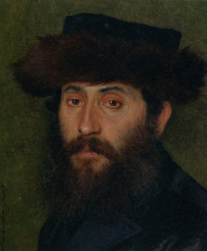 Portrait of a Man with Streimel