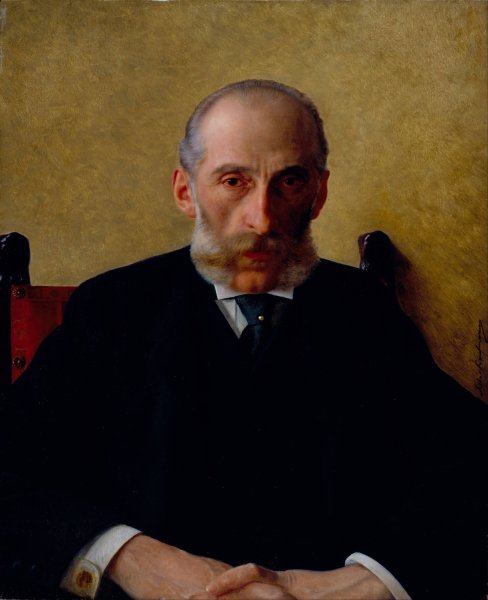Portrait Of Isidor Gewitsch  by Isidor Kaufmann - Hand-Painted Oil Painting Reproduction