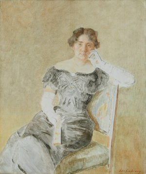 Portrait of Juliette Kaufmann by Isidor Kaufmann Oil Painting