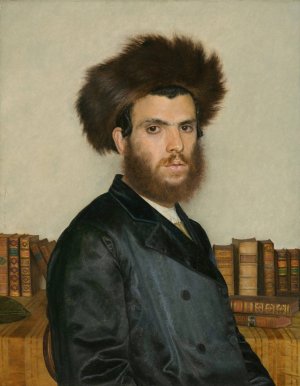 The Kabbalist by Isidor Kaufmann Oil Painting