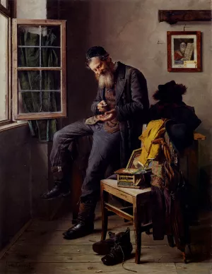 The Profit Oil painting by Isidor Kaufmann