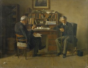 Untitled by Isidor Kaufmann Oil Painting