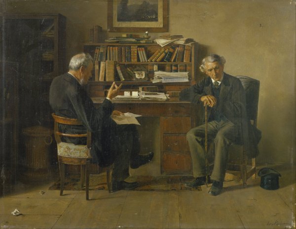 Untitled by Isidor Kaufmann - Hand-Painted Oil Painting Reproduction