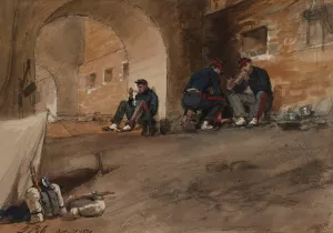 Auteuil 1870. by Isidore Pils Oil Painting