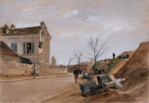 Le Point du Jour, fevrier 1871 by Isidore Pils Oil Painting