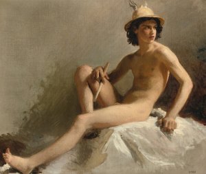 Study For Mercury by Isidore Pils Oil Painting