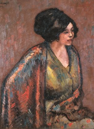 Flores by Isidre Nonell Oil Painting