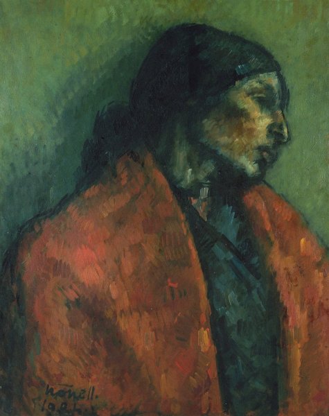 Main Product Photo of Paloma  Painting by Isidre Nonell