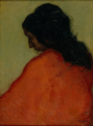 Profile Of A Gypsy by Isidre Nonell Oil Painting