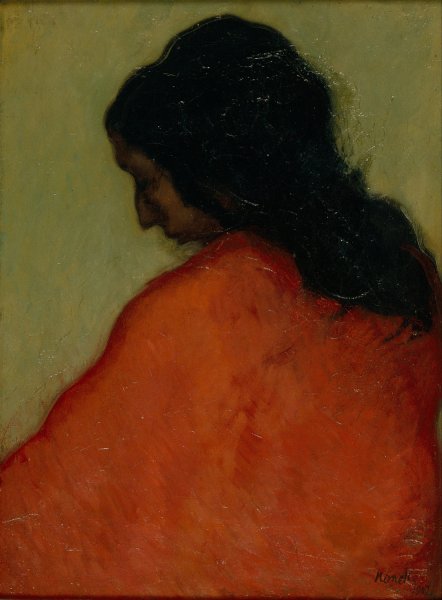 Main Product Photo of Profile Of A Gypsy  Painting by Isidre Nonell