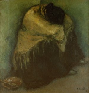 Rest by Isidre Nonell Oil Painting