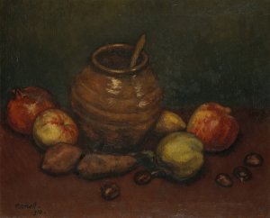 Still Life by Isidre Nonell Oil Painting