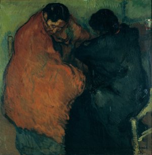 Two Gypsy Women by Isidre Nonell Oil Painting
