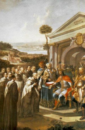 Bela III Founding the Cistercian Monastery at Szentgotthard in 1