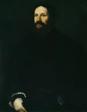 Portrait of a Gentleman by Italian School Oil Painting