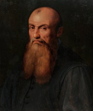 Portrait of a Venetian Gentleman by Italian School Oil Painting