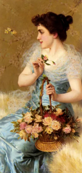 Dance of the Butterflies Oil painting by Italo Nunes-Vais