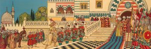 Arabian nights by Ivan Bilibin Oil Painting