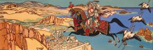 Illustrations for 'One Thousand and One Nights' by Ivan Bilibin Oil Painting