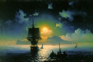 A Lunar Night on Capri