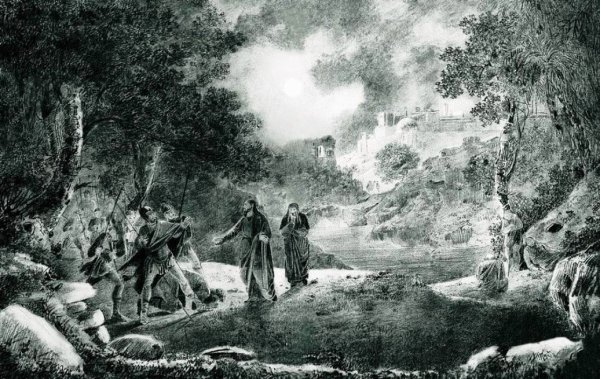 Betrayal of Judas by Ivan Konstantinovich Aivazovsky - Hand-Painted Oil Painting Reproduction