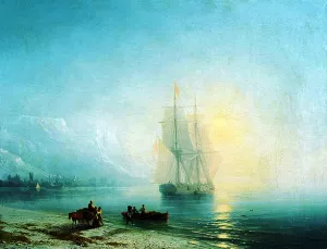 Calm Sea by Ivan Konstantinovich Aivazovsky - Oil Painting Reproduction