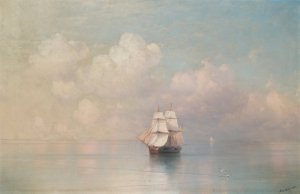 Calm Seas Oil painting by Ivan Konstantinovich Aivazovsky