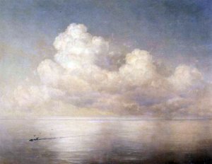 Clouds Above a Sea, Calm by Ivan Konstantinovich Aivazovsky Oil Painting