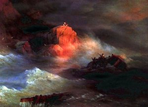 Crash by Ivan Konstantinovich Aivazovsky Oil Painting