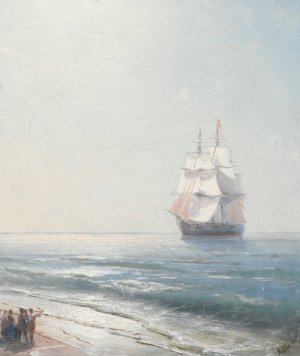 Crimea by Ivan Konstantinovich Aivazovsky Oil Painting