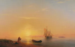 Dalmatian Coast by Ivan Konstantinovich Aivazovsky Oil Painting