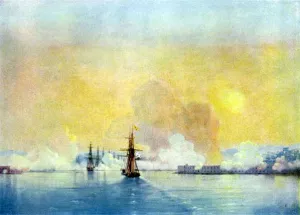 Entrance in the Bay of Sevastopol by Ivan Konstantinovich Aivazovsky Oil Painting