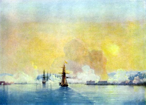 Entrance in the Bay of Sevastopol by Ivan Konstantinovich Aivazovsky - Hand-Painted Oil Painting Reproduction