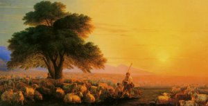 Montagne dECosse by Ivan Konstantinovich Aivazovsky Oil Painting