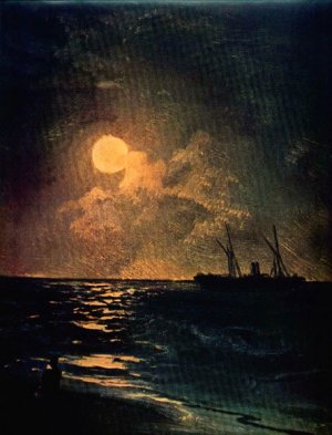 Moonlit Night II by Ivan Konstantinovich Aivazovsky Oil Painting